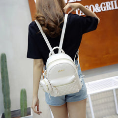 Summer Vintage Retro Lady Mini Backpack School Bags for Teenagers