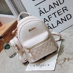 Summer Vintage Retro Lady Mini Backpack School Bags for Teenagers