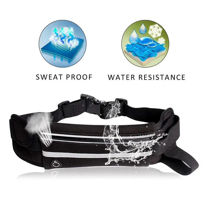 Waterproof Waist Pack Belt Men Women For Running Jogging Cycling Phones