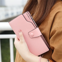 Scrub Leather Lady Purses Clutch Wallet Female Carteira Feminina W322