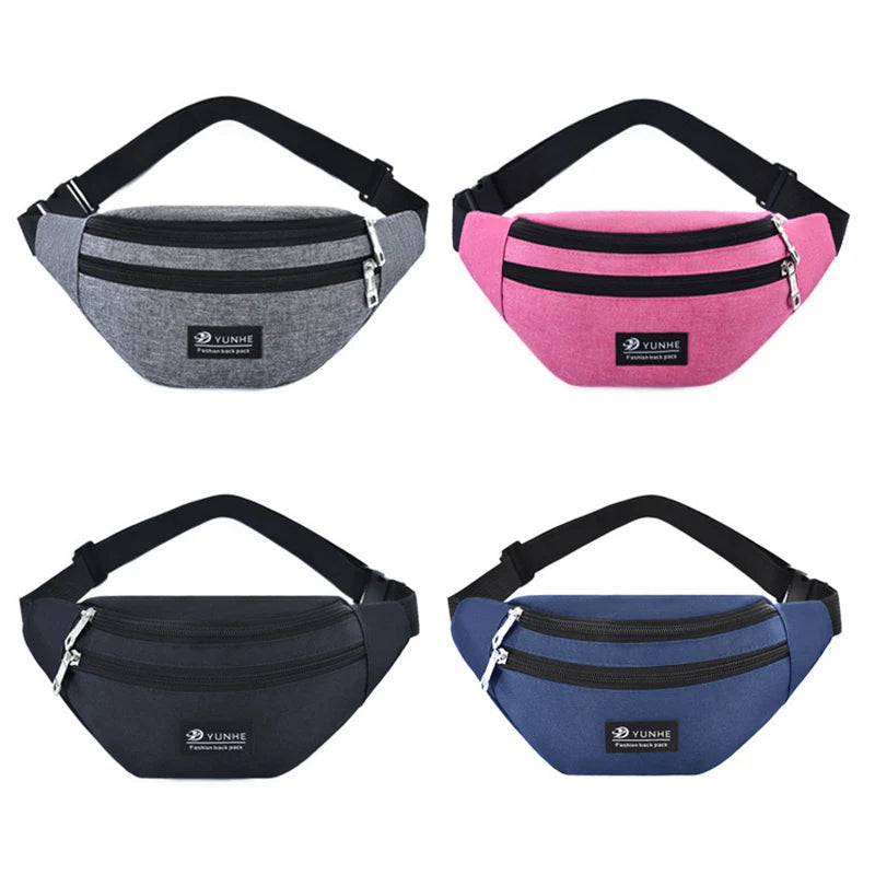 Colorful Waist Bag Travel Bum Belt Phone Pouch Packs