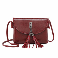 Women Shoulder Bag Oil Leather Handbag Totes Shopper Bags Handbags