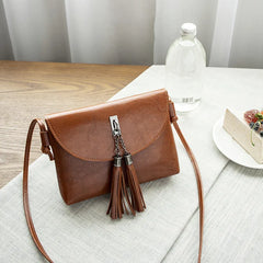 Women Shoulder Bag Oil Leather Handbag Totes Shopper Bags Handbags