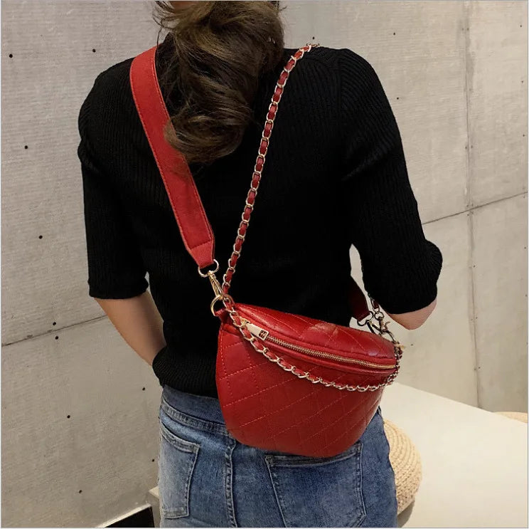 Women Waist Fanny Pack Belt Bag Hip Bum Bag Small Purse Chest Pouch