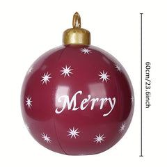 Giant 59.94cm Outdoor Christmas Inflatable Ball Decoration