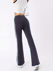 Women's Flared Yoga Pants High Waist V Crossed Leggings