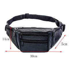 2019 Leather Waist Pack Travel Belt Bag Mobile Phone Bag