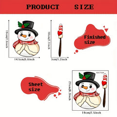 Waterproof Christmas Car Sticker PVC Reusable Wiper