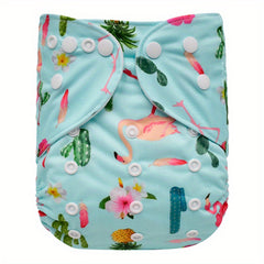 Adjustable Washable Reusable Cloth Diaper for Baby Girls and Boys