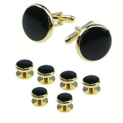 8pcs Cufflinks & Studs Set For Tuxedo Shirts Business Wedding