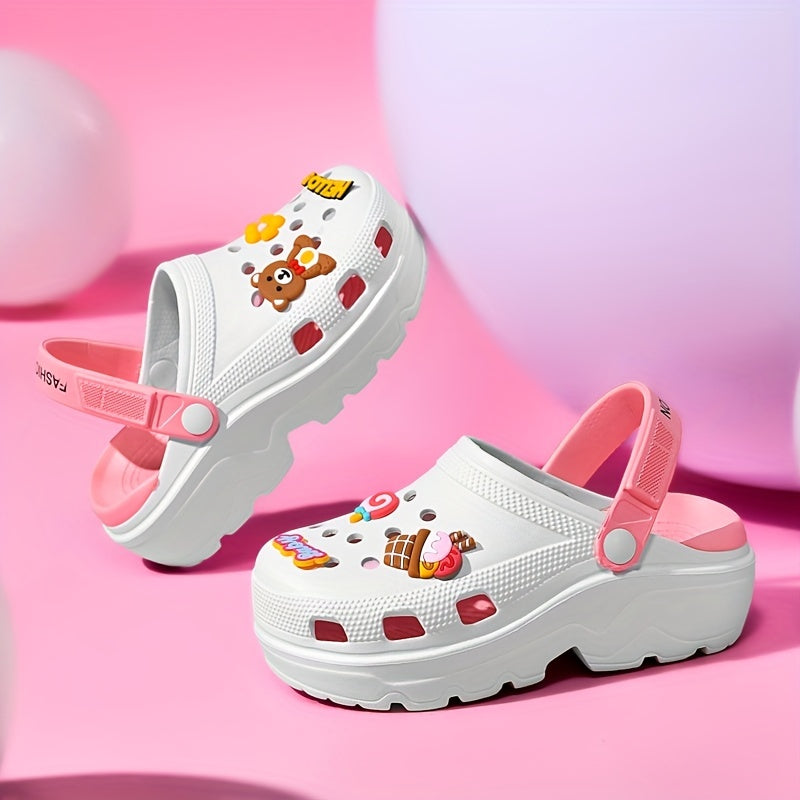 Women's Hollow Out Sandals Comfy Slip On Thick sole Shoes