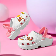 Women's Hollow Out Sandals Comfy Slip On Thick sole Shoes