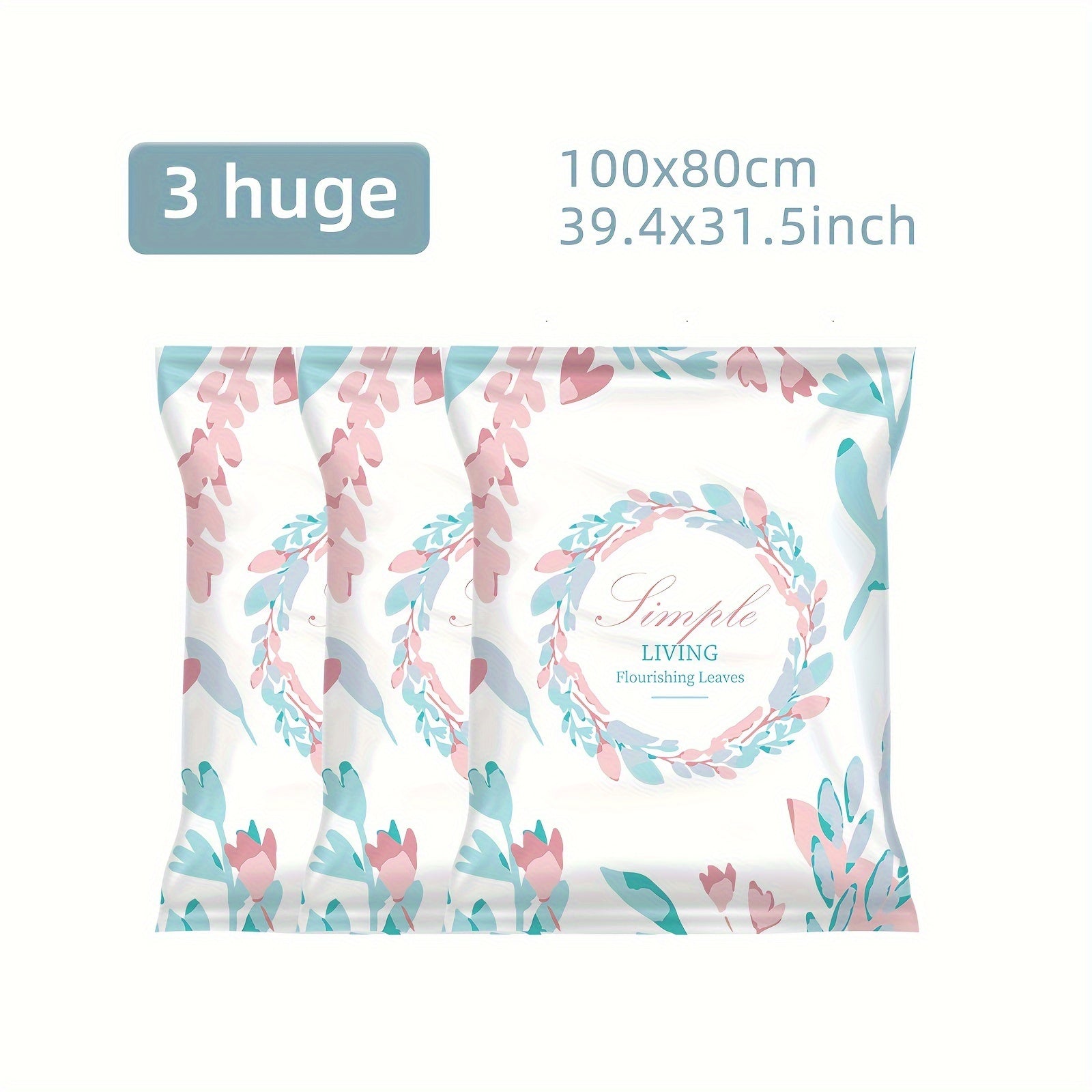 5pcs Large Vacuum Compression Bags for Clothes Blankets