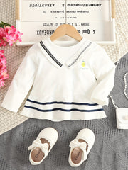 Baby Girls Long Sleeve T-shirt Kids Pullover Top