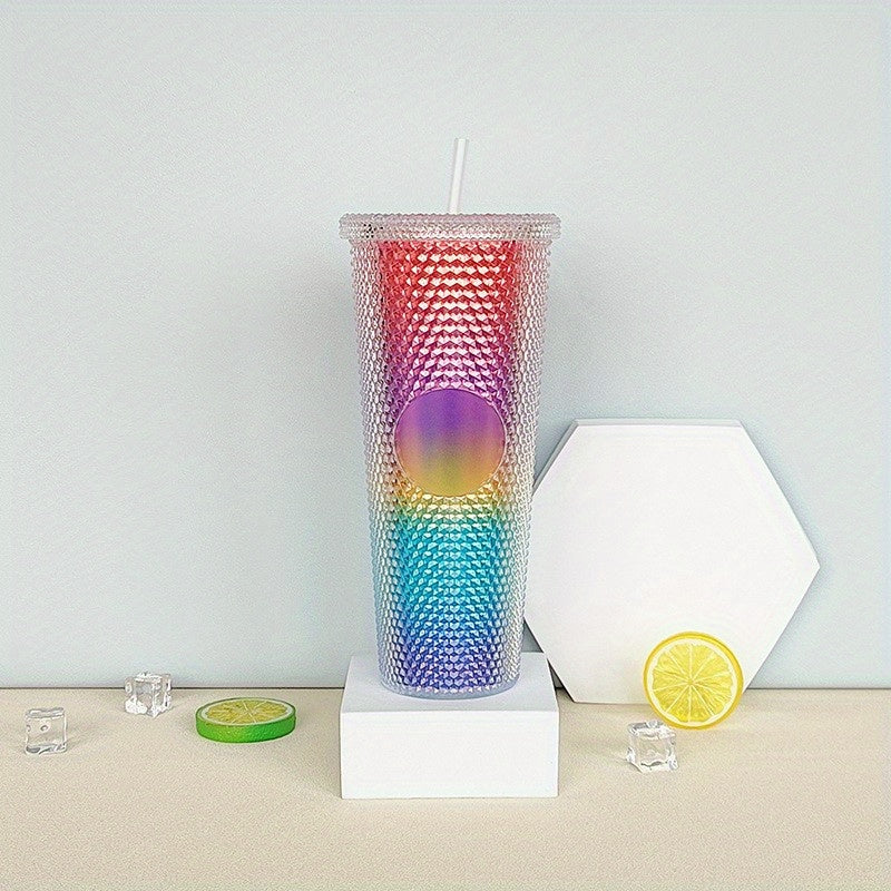 750ml Reusable Water Bottle Leak Proof Lid Straw Sports Fitness Stay Hydrated