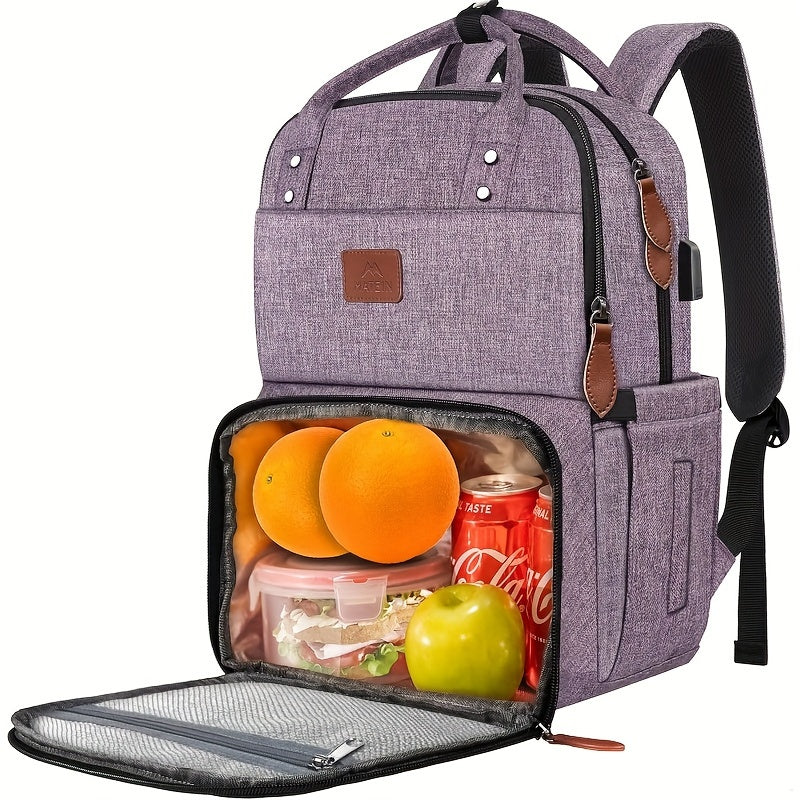 MATEIN Laptop Backpack w/ Lunch Box Women Backpacks