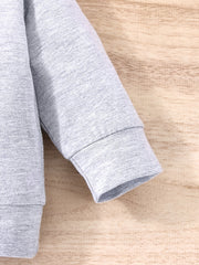 Bear Pattern Baby Boy's 2pcs Sweatshirt & Sweatpants Set - Toddler Kids Clothes
