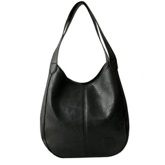 Women Handbags Large Capacity Retro Stitching Shoulder bags PU Big Bag Tote
