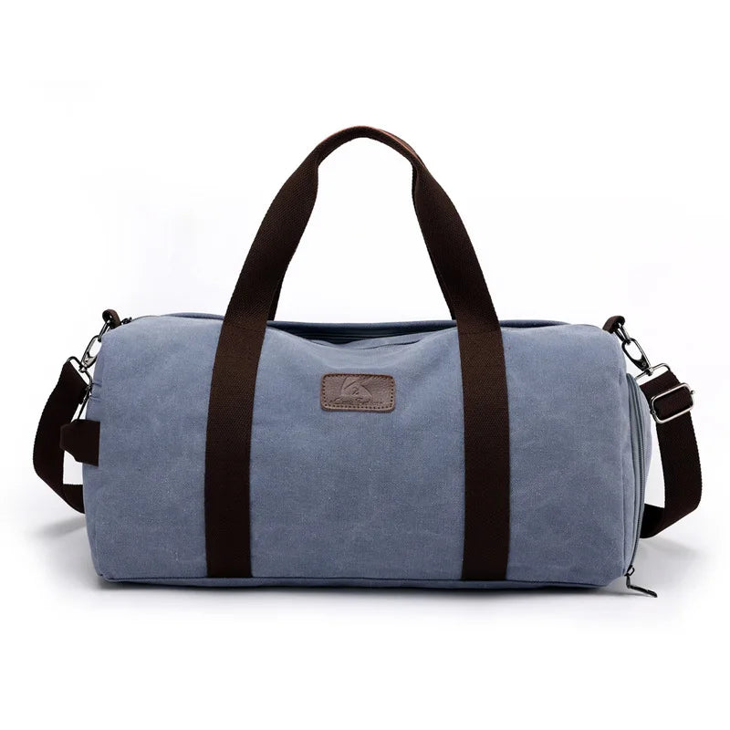 Canvas Travel Duffle Bag Men Outdoor Shoulder Bag