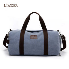Canvas Travel Duffle Bag Men Outdoor Shoulder Bag