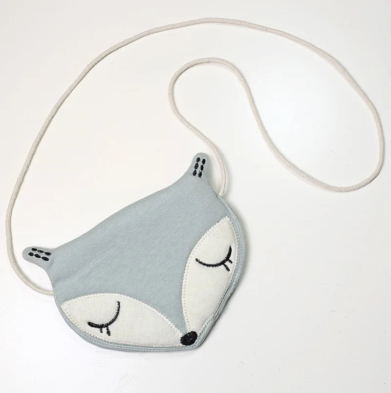 Plush Cartoon Baby Girls Mini Messenger Bag, Kids Handbags