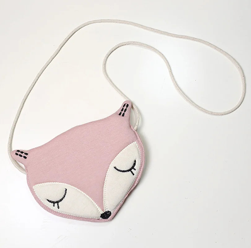 Plush Cartoon Baby Girls Mini Messenger Bag, Kids Handbags