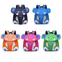 Elephant School Backpack for Children 3D Animal Kids School Bags Boys Girls
