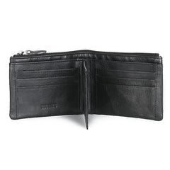 Europe Leather Wallets Zipper Purse for Man Male Purses Leather Men Wallets