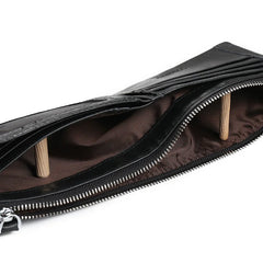 Europe Leather Wallets Zipper Purse for Man Male Purses Leather Men Wallets