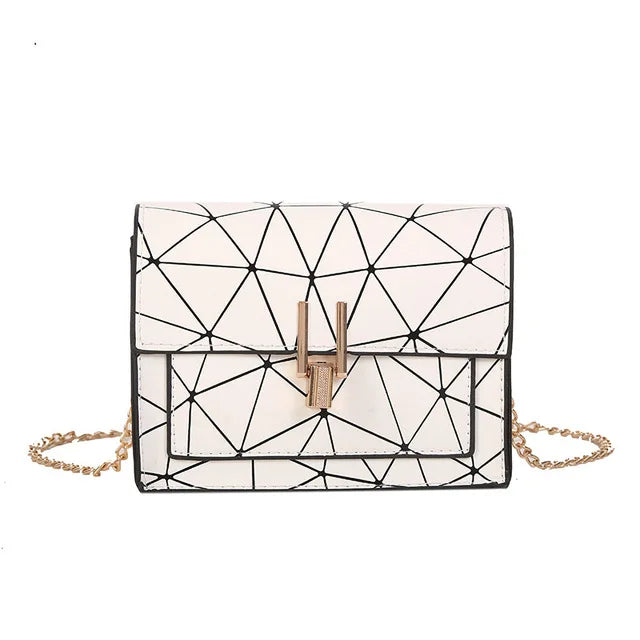 Crossbody Bag for Women Chain Shoulder Bag Wild Print Small Square Bag