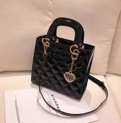 High Patent Leather Women's Handbag Chain Shoulder Messenger Bag
