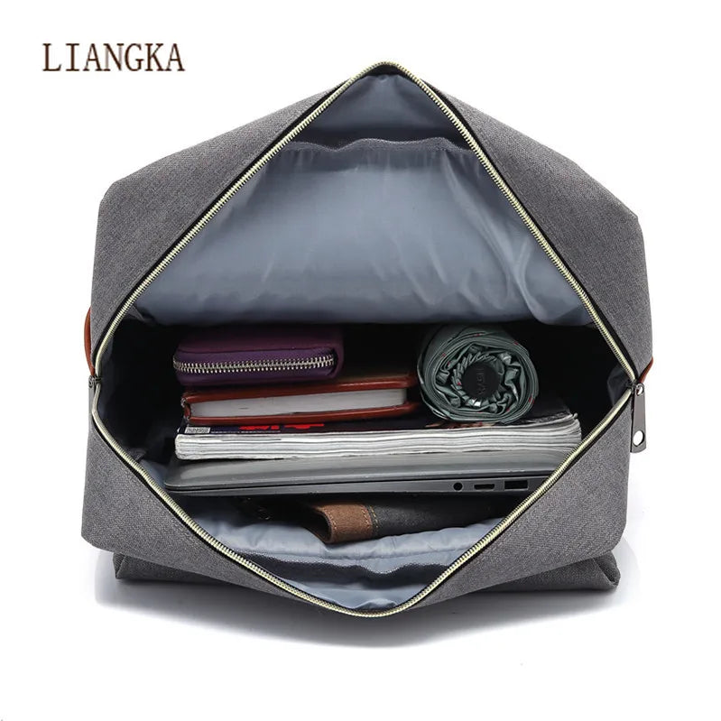 Vintage Laptop Backpack Women Canvas Bags canvas Travel Leisure Backpack