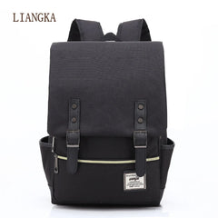 Vintage Laptop Backpack Women Canvas Bags canvas Travel Leisure Backpack