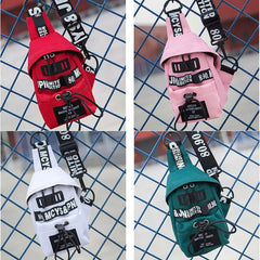 Women Waist Fanny Pack Zipper Waist Bag Casual Chest Bum Bag