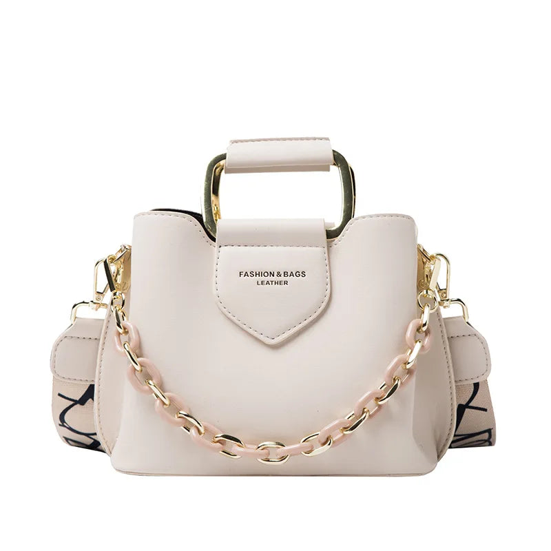 Classic PU Leather Crossbody Bag for Women