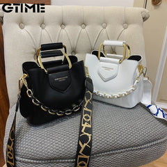 Classic PU Leather Crossbody Bag for Women