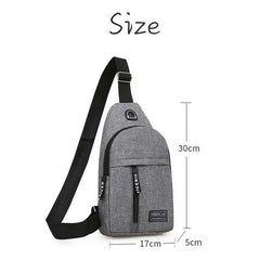 Nylon Waist Packs Sling Bag Outdoor Sport Shoulder Crossbody Chest Bag