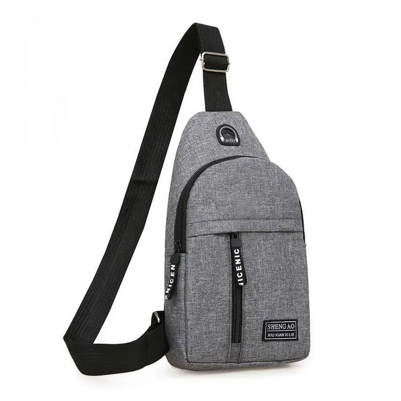 Nylon Waist Packs Sling Bag Outdoor Sport Shoulder Crossbody Chest Bag