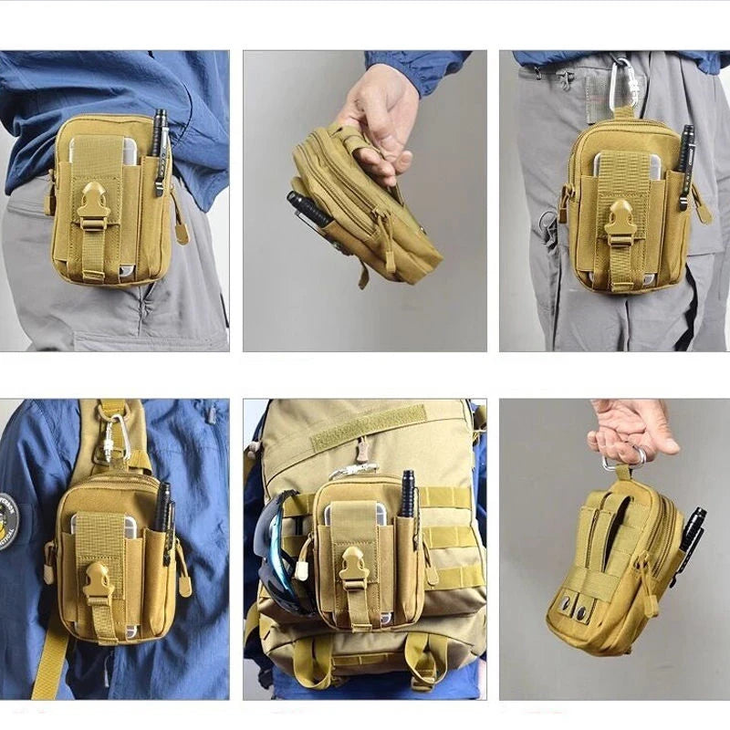 Waistbag Military Tactical Travel Hiking Camouflage Phone Molle Pouch Belt