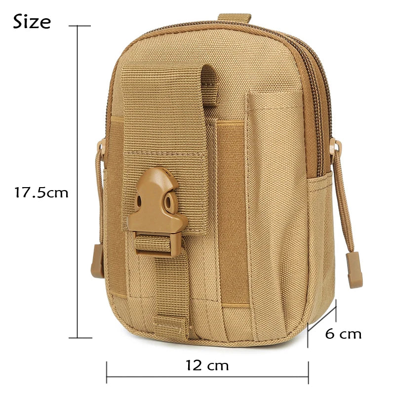 Waistbag Military Tactical Travel Hiking Camouflage Phone Molle Pouch Belt