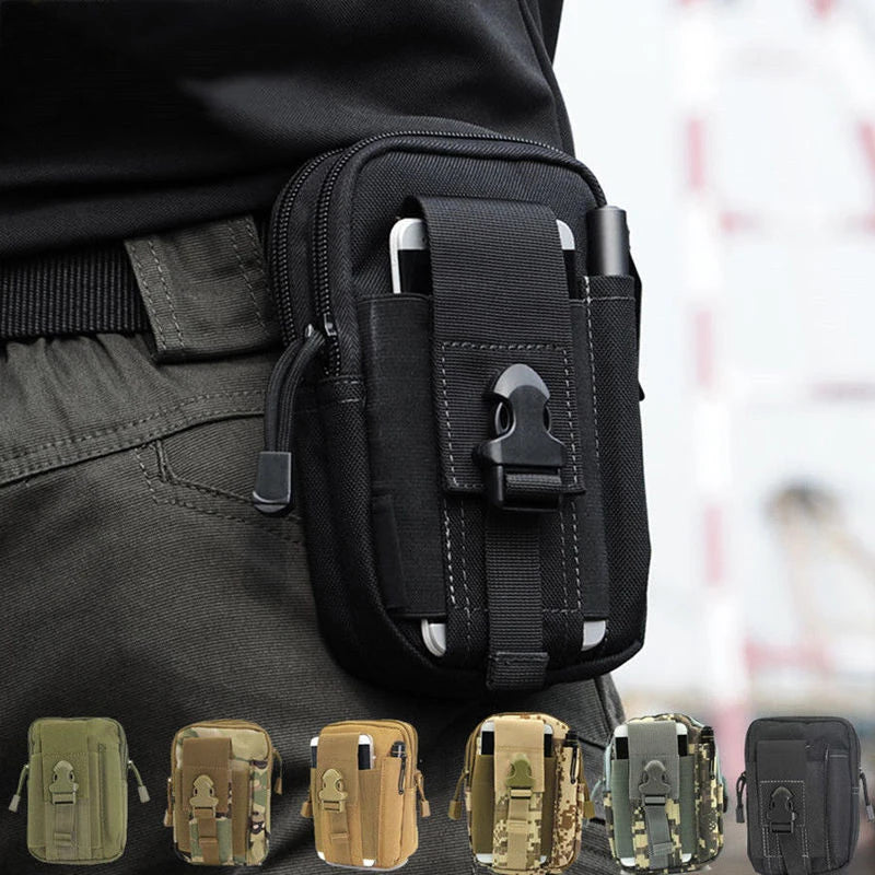 Waistbag Military Tactical Travel Hiking Camouflage Phone Molle Pouch Belt