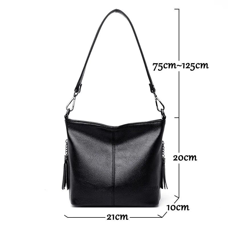 Women's Crossbody Bag Flap Leather Shoulder Bag