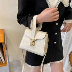 Women's Summer Casual Messenger Bags Mini Shoulder Bags Solid Small Square Bag