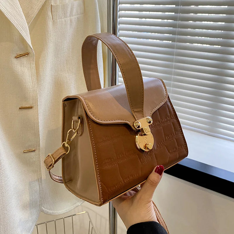 Women's Summer Casual Messenger Bags Mini Shoulder Bags Solid Small Square Bag