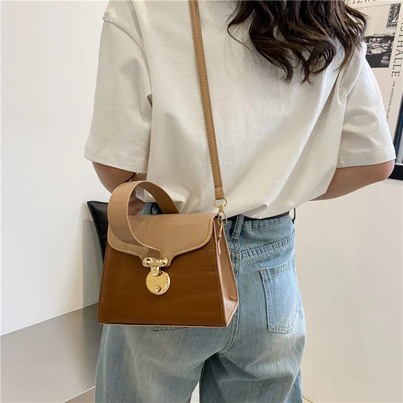 Women's Summer Casual Messenger Bags Mini Shoulder Bags Solid Small Square Bag
