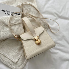 Women's Summer Casual Messenger Bags Mini Shoulder Bags Solid Small Square Bag