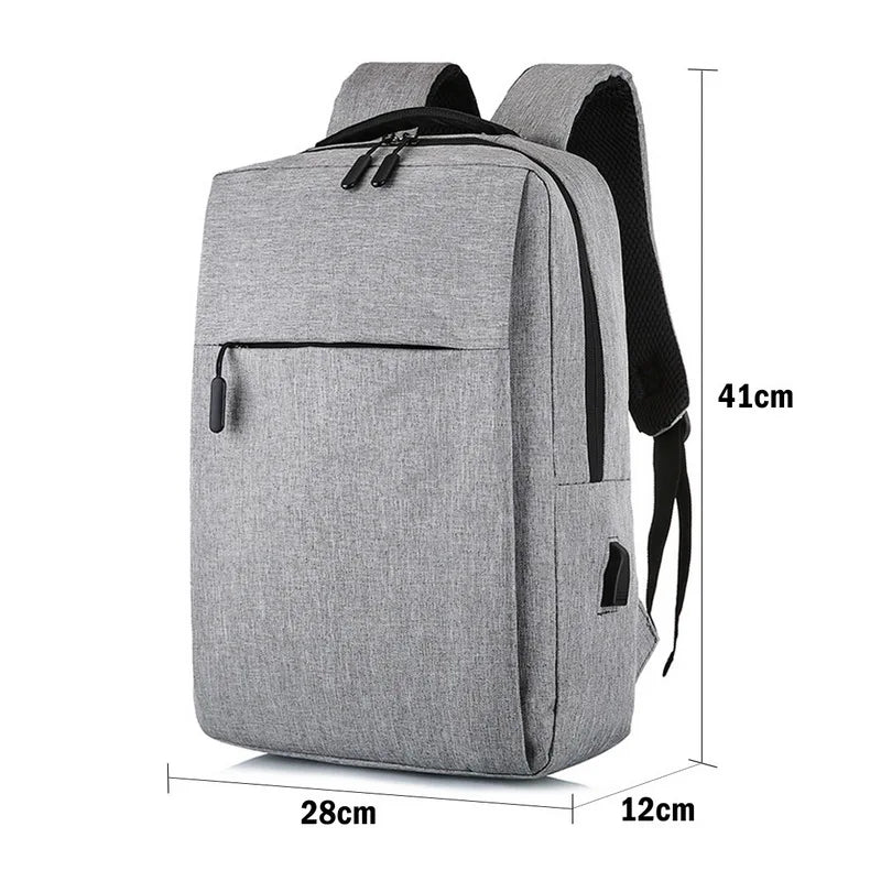 15.6 inch Laptop USB Backpack School Bag Rucksack Anti Theft Male Travel Daypack