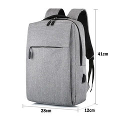 15.6 inch Laptop USB Backpack School Bag Rucksack Anti Theft Male Travel Daypack