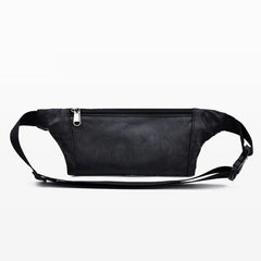 Men PU Leather Waist Bag Money Phone Fanny Pack Vintage