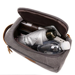 Canvas Toiletry Bag Men Women Travel Make UP Cosmetic Pouch Bags Case Organizer